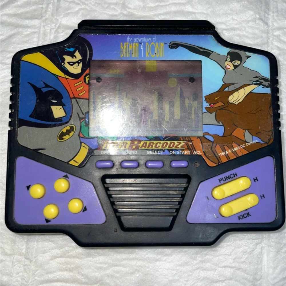 Tiger Electronics Tiger Barcodzz The Adventure Of Batman & Robin - TESTED WORKS